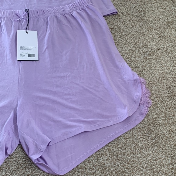 NWT Knix Lace Trim Modal Sleep set in Lavender - Picture 3 of 5